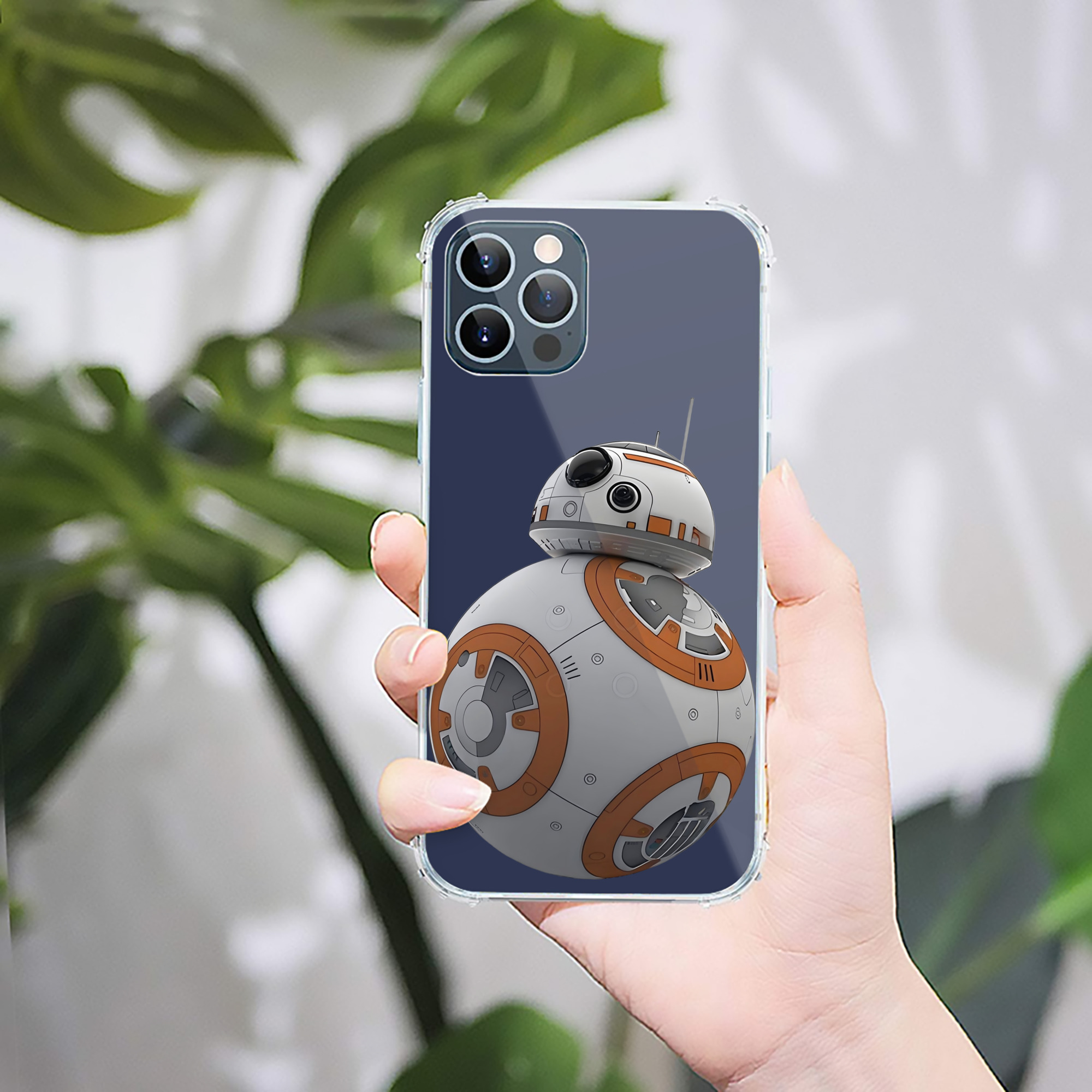 （画像用） スター・ウォーズ Star Wars 【iPhone 12シリーズ対応】透明スマホケース（クリアソフトケース）